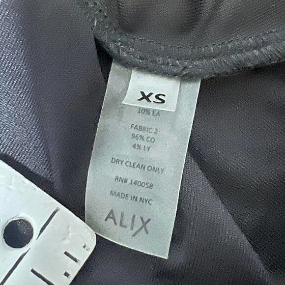 Alix NYC bodysuit revolve moore black ruffle one shoulder size XS - Picture 7 of 9